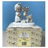 Precious Moments Merry Christmas Deer 1989