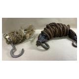 2 Rope pulleys