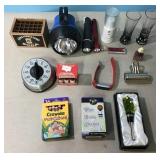 Wine stoppers, flashlights, timer and other stuff
