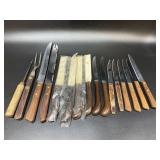 Stainless Knifes, new and used, different sizes