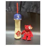 Cardinals Beanie Baby and White Sox Comiskey Park