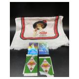 Coca Cola bar towel and 2 Limited Edition UD Coca