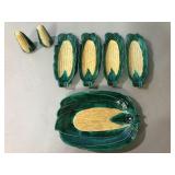 Corn on the cob set includes salt and pepper