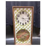 24x11.5 in. Verichron Wall Hanging Clock with