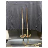 (2) Vintage "Old Castle" Spain Swords with