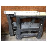 Pair of adjustable sawhorses by Stanley