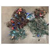 (5) Bundles of Vintage of Christmas Lights and