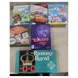 Vintage Yahtzee, Rummy Royal & newer Taboo &
