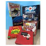 6 games including Apples to Apples, Logo,