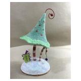 8' glittery Christmas tree