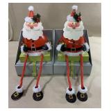 2 Christmas stocking holders new in box.