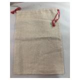 17x24 burlap Christmas sack.