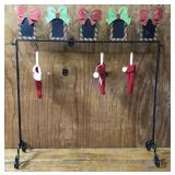 Christmas display, measures 36 x 40 Iron