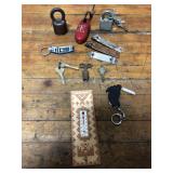 Keys, locks, keychains, bottle openers, stag,