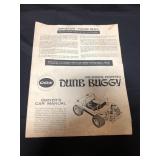 Cox Dune buggy engine powered owners car manual