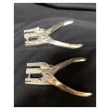 2-Sargent Heavy Duty Paper Leather Hole Punch
