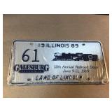 1989 specialty Plates, Railroad Days (pair)