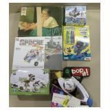 Puzzle, Block Sets, Bop-it and Erector set