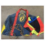 Barefoot International Bag with ski rope and wet