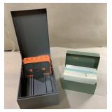 Vintage card file 6x8-1/2 and index card box.