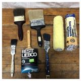 Paint brushes and rollers