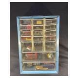 15x7x10 Blue Metal Organizers with contents