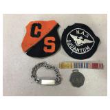 Vintage Military & more patches, pins, pendants