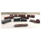 Lot of vintage model train cars