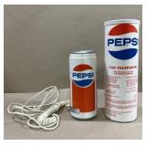 Pepsi Can Telephone with Container