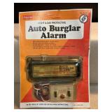 Night and day protective auto burglar alarm