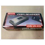 KINYO Video Rewinder, VHS UV-413. (Boxed)