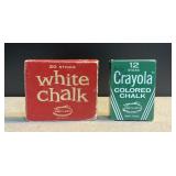 2 boxes of vintage chalk