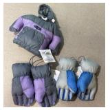 Miniature old navy jacket and gloves ornaments
