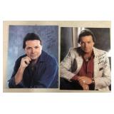 2 Mickey Gilley Autographed Head Shots 97 & 98
