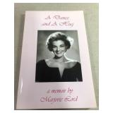 AUTOGRAPED Marjorie Lord 'A Dance and a Hug' book