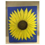 Vintage Sunflower Painting by Carolyn-16'x20'