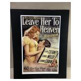 'Leave Her To Heaven' 16'x20' movie poster