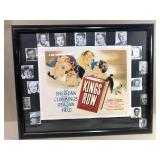 Vintage 'Kings Row' Movie Poster framed 17'x21'