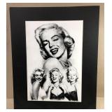 Drawing of Marilyn Monroe Matted  16'x20'