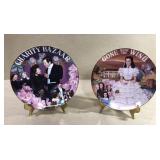 2 Gone With the Wind Musical Plates (one has been