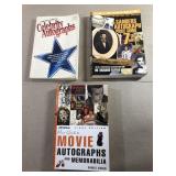 3 Books about Celebrity Autographs