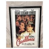 'CASABLANCA' Framed Movie Poster 1970-22'x31'