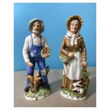 2 vintage Homeco figurines