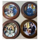 4 Gone With The Wind collectors plates-stands not