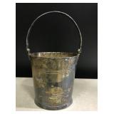 Vintage AMC Silver Plated India 5' bucket w/ piece