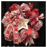 Sweet Wreath 'Candy Cane Jingles'-Vickie Miller