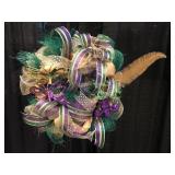 'Fat Tuesday' Wreath by Vickie Miller