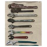 Crescent and Monkey Wrenches, Craftsmans, Rigid,