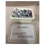 Vintage Chinese checker marbles