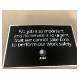 7'x10' AT&T Safety Creed Plaque